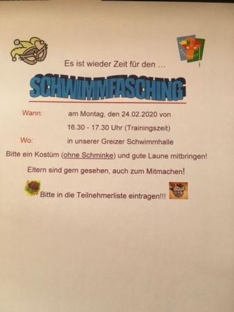 schwimmfasching 2020 bild 1